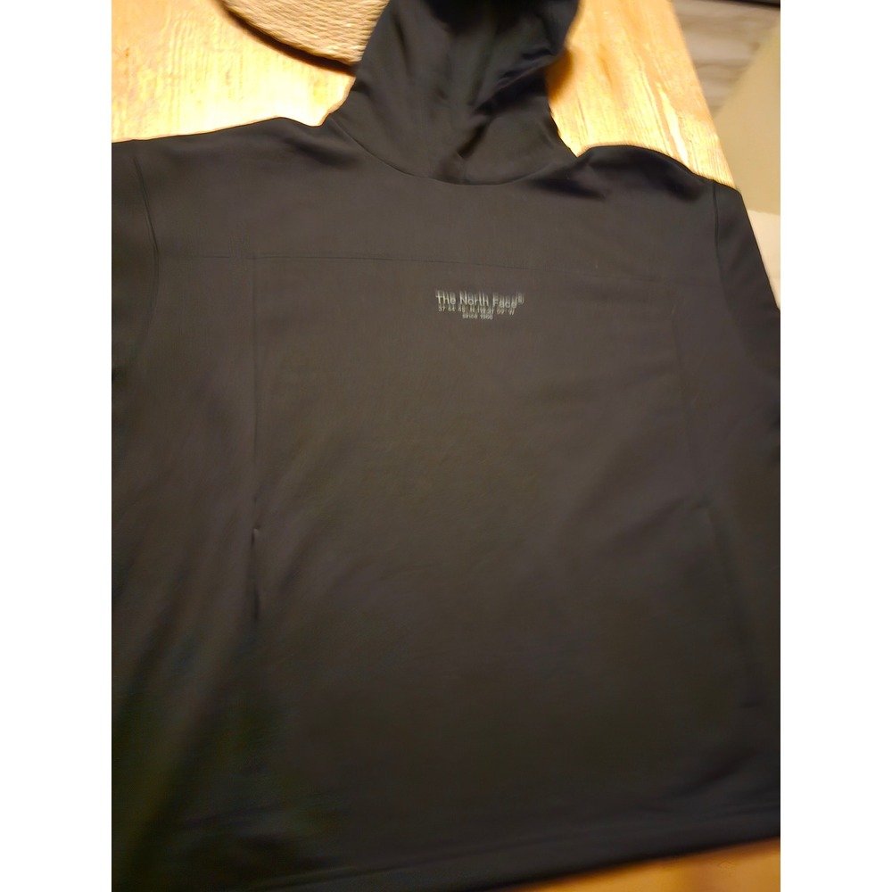 The North Face Mens Black Coordinates Graphic Hoodie Size Large Pullover